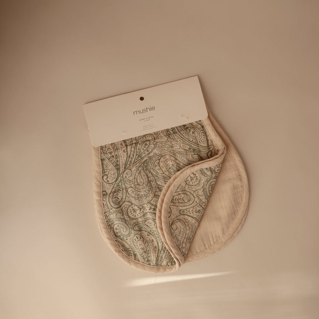 MBC-207, Organic Cotton Muslin Burp Cloth 2-Pack