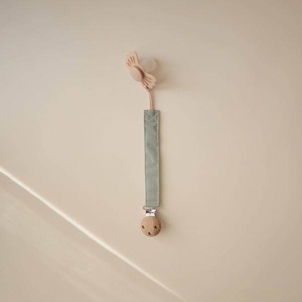 LPC-103, Linen Pacifier Clip 2-Pack