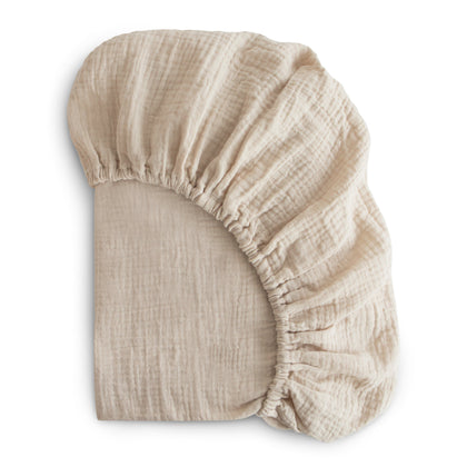 MCS-304, Mushie Extra Soft Muslin Crib Sheet, MCS-363