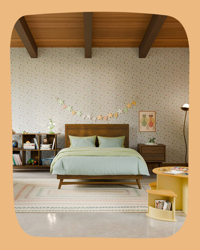 walnut bed