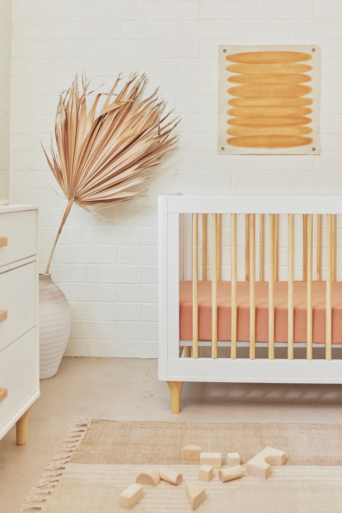 Lolly Crib in White Natural