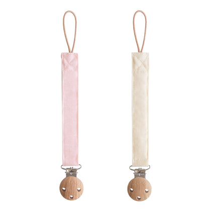 LPC-102, Linen Pacifier Clip 2-Pack