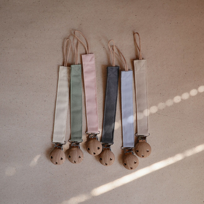 LPC-104, Linen Pacifier Clip 2-Pack