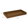M0219NL,The MDB Family,Universal Removable Changing Tray in Natural Walnut