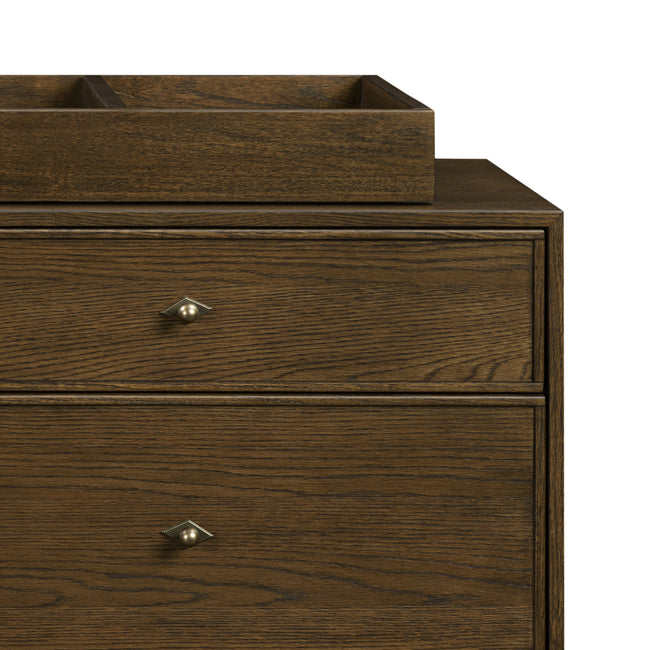 M0619TE,The MDB Family,Universal Wide Removable Changing Tray in Toffee