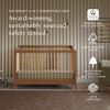 M10301CTN,Babyletto,Sprout 4-in-1 Convertible Crib w/Toddler Bed Conversion Kit in Chestnut&Natural