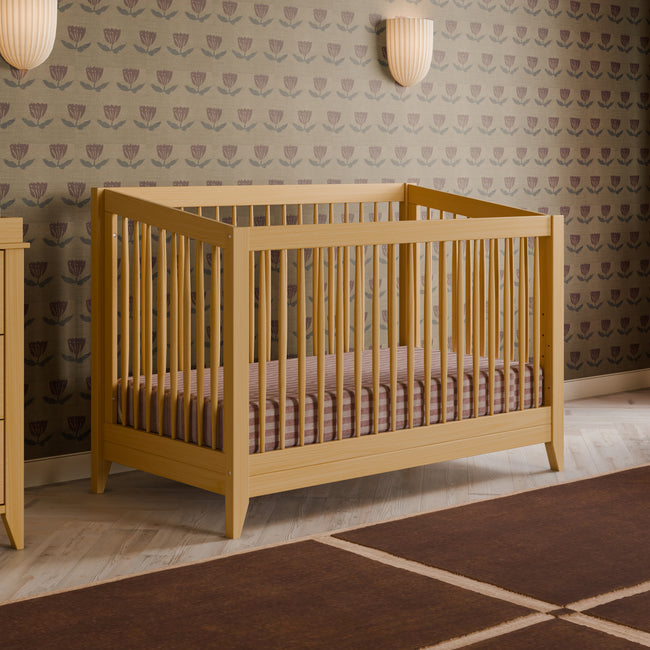 M10301HY,Babyletto,Sprout 4-in-1 Convertible Crib w/Toddler Bed Conversion Kit in Honey