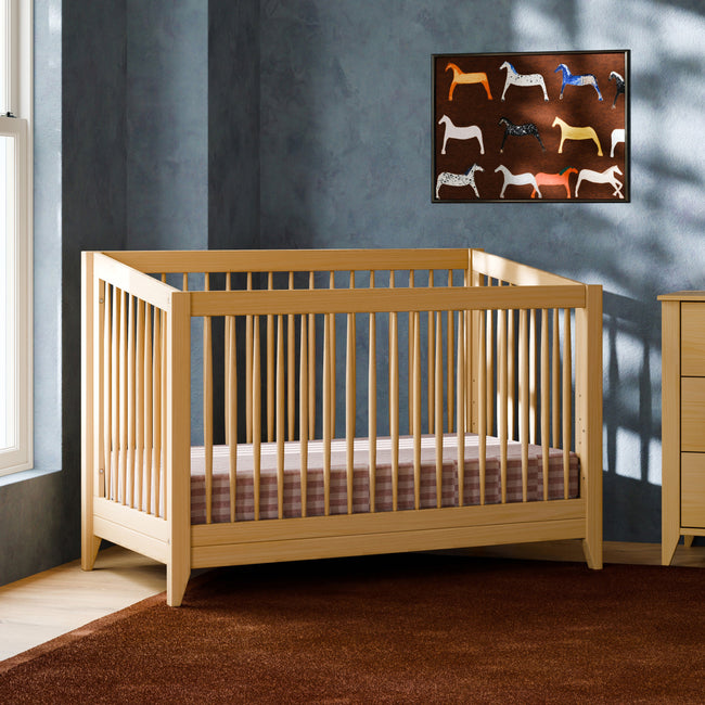 M10301HY,Babyletto,Sprout 4-in-1 Convertible Crib w/Toddler Bed Conversion Kit in Honey