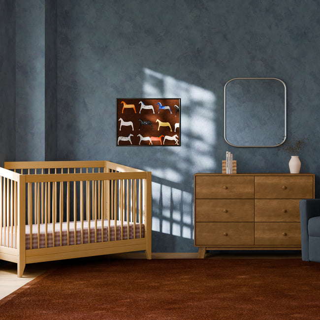 M10301HY,Babyletto,Sprout 4-in-1 Convertible Crib w/Toddler Bed Conversion Kit in Honey