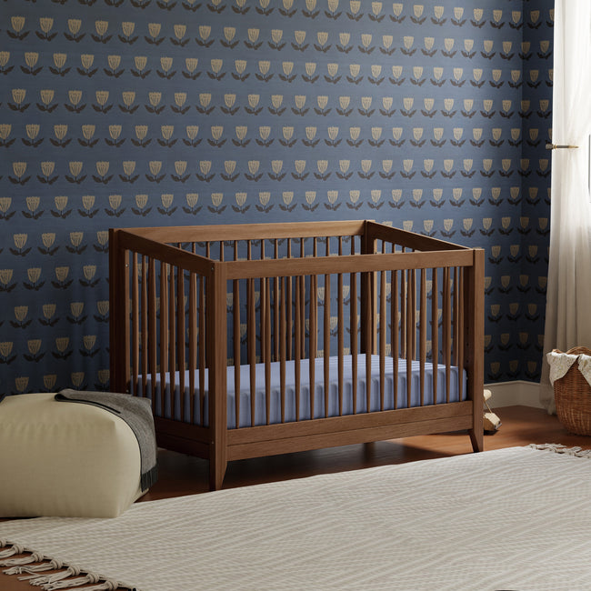 M10301NL,Babyletto,Sprout 4-in-1 Convertible Crib w/Toddler Bed Conversion Kit in Natural Walnut