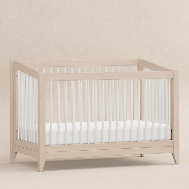 M10301NXW,Babyletto,Sprout 4-in-1 Convertible Crib w/Toddler Bed Conversion Kit in W Natural/White