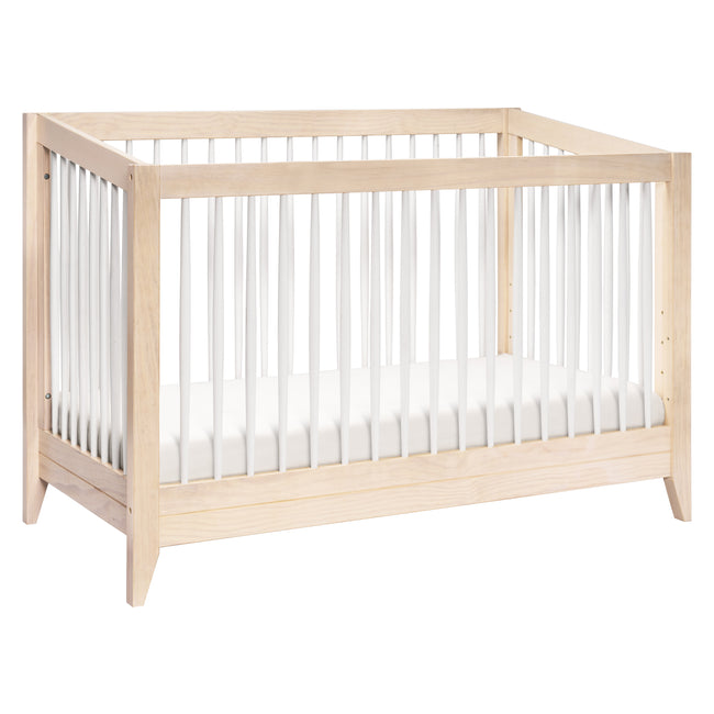 M10301NXW,Babyletto,Sprout 4-in-1 Convertible Crib w/Toddler Bed Conversion Kit in W Natural/White