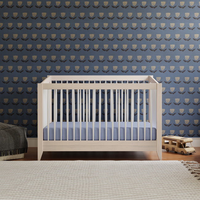 M10301NXW,Babyletto,Sprout 4-in-1 Convertible Crib w/Toddler Bed Conversion Kit in W Natural/White