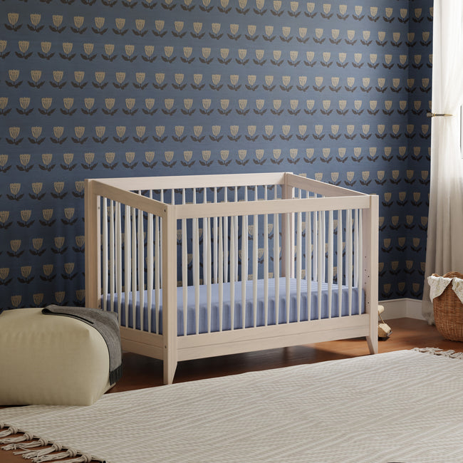 M10301NXW,Babyletto,Sprout 4-in-1 Convertible Crib w/Toddler Bed Conversion Kit in W Natural/White