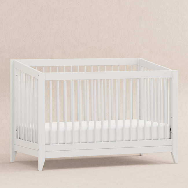 M10301W,Babyletto,Sprout 4-in-1 Convertible Crib w/Toddler Bed Conversion Kit in White Finish