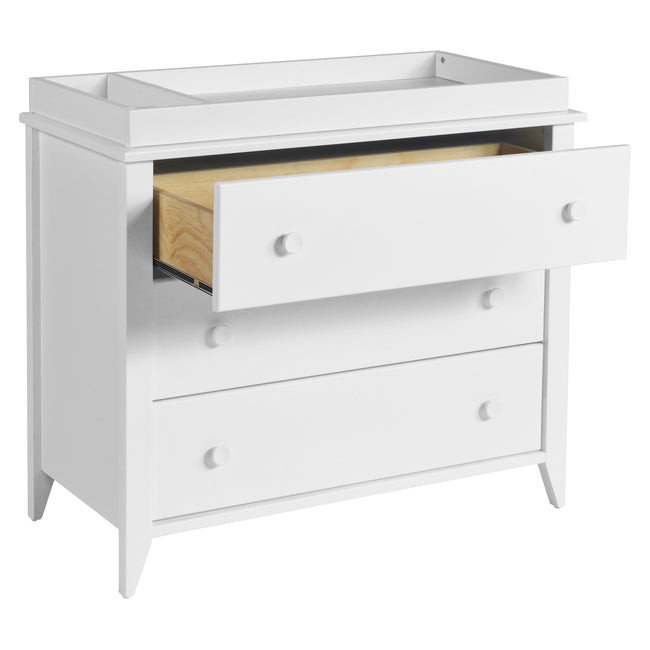 M10323W,Babyletto,Sprout 3-Drawer Changer Dresser in White Finish