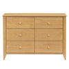 M10326HY,Babyletto,Sprout 6-Drawer Double Dresser in Honey