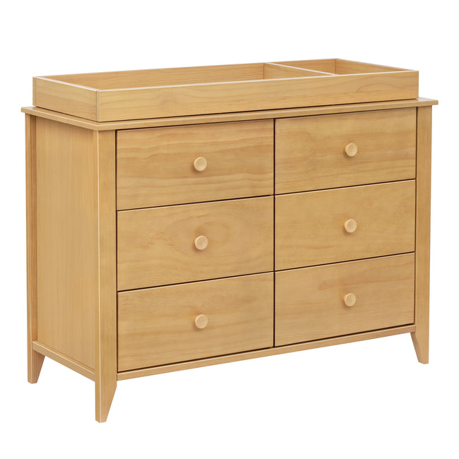 M10326HY,Babyletto,Sprout 6-Drawer Double Dresser in Honey