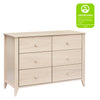 M10326NX,Babyletto,Sprout 6-Drawer Double Dresser in Washed Natural