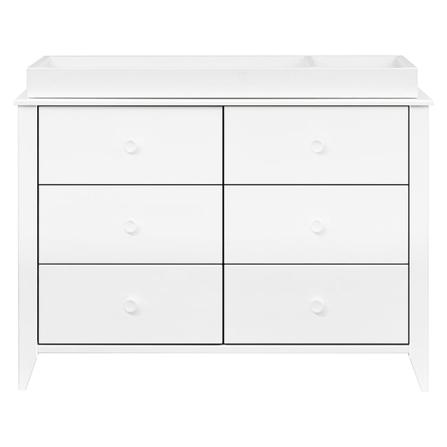 M10326W,Babyletto,Sprout 6-Drawer Double Dresser in White