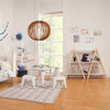 M10511WNX,Babyletto Kids,Dottie Bookcase in White and Washed Natural Finish