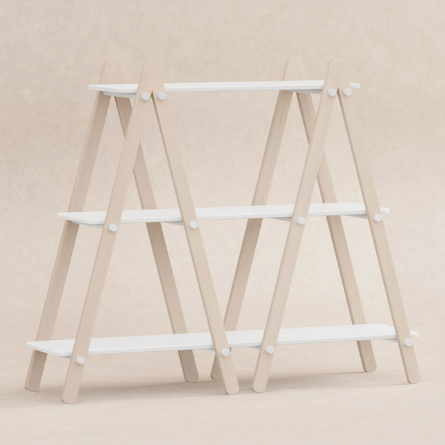 M10511WNX,Babyletto Kids,Dottie Bookcase in White and Washed Natural Finish
