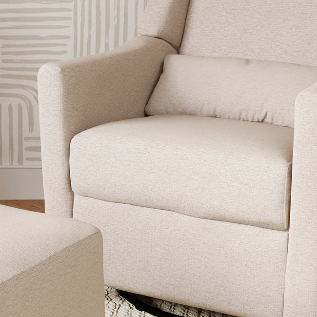 M11277PBEW,Babyletto,Kiwi Recliner and Swivel Glider in Performance Beach Eco-Weave
