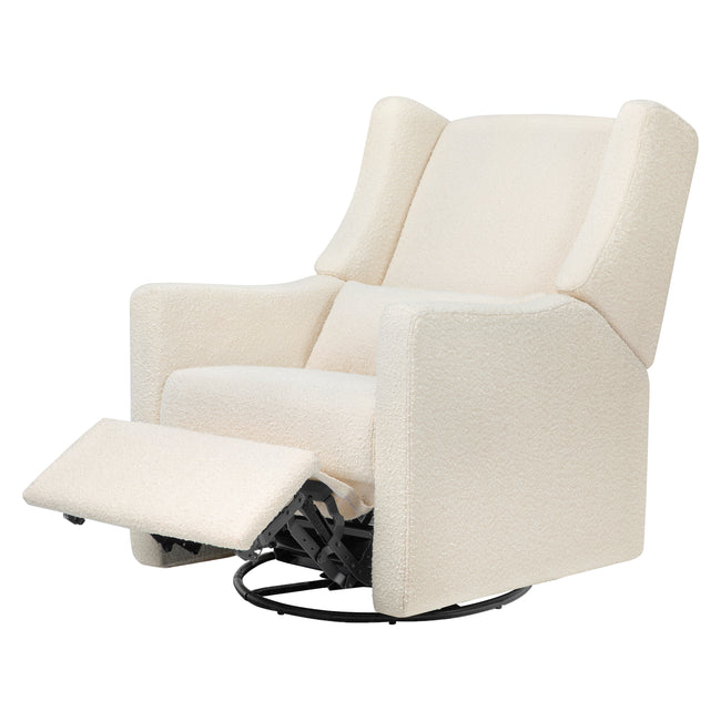 M11277PWB,Babyletto,Kiwi Recliner and Swivel Glider in Performance Ivory Boucle
