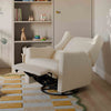 M11277PWB,Babyletto,Kiwi Recliner and Swivel Glider in Performance Ivory Boucle