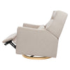 M11278PBEWLB,Babyletto,Kiwi Plus Chair and a Half Power Glider Recliner in Performance Beach Eco-Weave w/ Light Wood Base