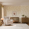 M11278PBEWLB,Babyletto,Kiwi Plus Chair and a Half Power Glider Recliner in Performance Beach Eco-Weave w/ Light Wood Base