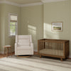 M11278PCMEWLB,Babyletto,Kiwi Plus Chair and a Half Power Glider Recliner in Performance Cream Eco-Weave w/ Light Wood Base