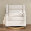 M11278PCMEWLB,Babyletto,Kiwi Plus Chair and a Half Power Glider Recliner in Performance Cream Eco-Weave w/ Light Wood Base