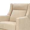 M11282DECDB,Babyletto,Kiwi Pro Power Glider Recliner w/ Power Lumbar in Performance Desert Eco-Chenille w/Dark WoodBase