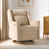 M11282DECDB,Babyletto,Kiwi Pro Power Glider Recliner w/ Power Lumbar in Performance Desert Eco-Chenille w/Dark WoodBase