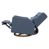 M11282OECDB,Babyletto,Kiwi Pro Power Glider Recliner w/ Power Lumbar in Performance Ocean Eco-Chenille w/Dark WoodBase