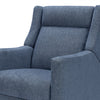 M11282OECDB,Babyletto,Kiwi Pro Power Glider Recliner w/ Power Lumbar in Performance Ocean Eco-Chenille w/Dark WoodBase