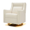 M11282OYECDB,Babyletto,Kiwi Pro Power Glider Recliner w/ Power Lumbar in Performance Oyster Eco-Chenille w/Dark WoodBase