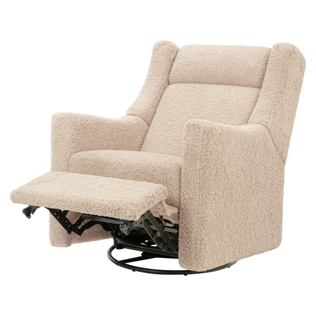 M11283CSG,Babyletto,Kiwi Deluxe Power Glider Recliner w/Heat&Massage in Chai Shearling