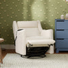 M11283PWB,Babyletto,Kiwi Deluxe Power Glider Recliner w/Heat&Massage in Performance Ivory Boucle