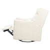 M11286CMSG,Babyletto,Kiwi Plus Power Glider Recliner w/ Power Headrest in Cream Shearling