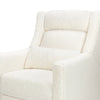 M11286CMSG,Babyletto,Kiwi Plus Power Glider Recliner w/ Power Headrest in Cream Shearling