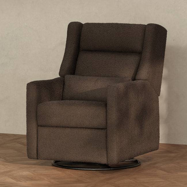 M11286PCB,Babyletto,Kiwi Plus Power Glider Recliner w/ Power Headrest in Performance Cocoa Boucle