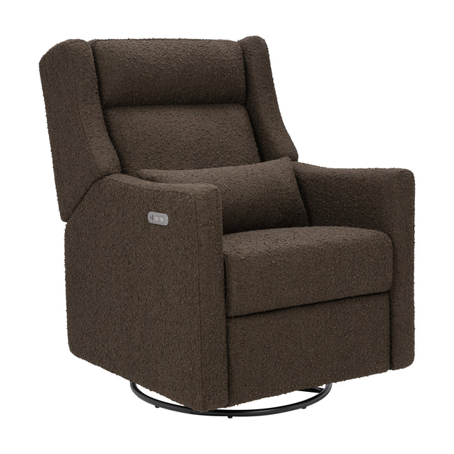 M11286PCB,Babyletto,Kiwi Plus Power Glider Recliner w/ Power Headrest in Performance Cocoa Boucle