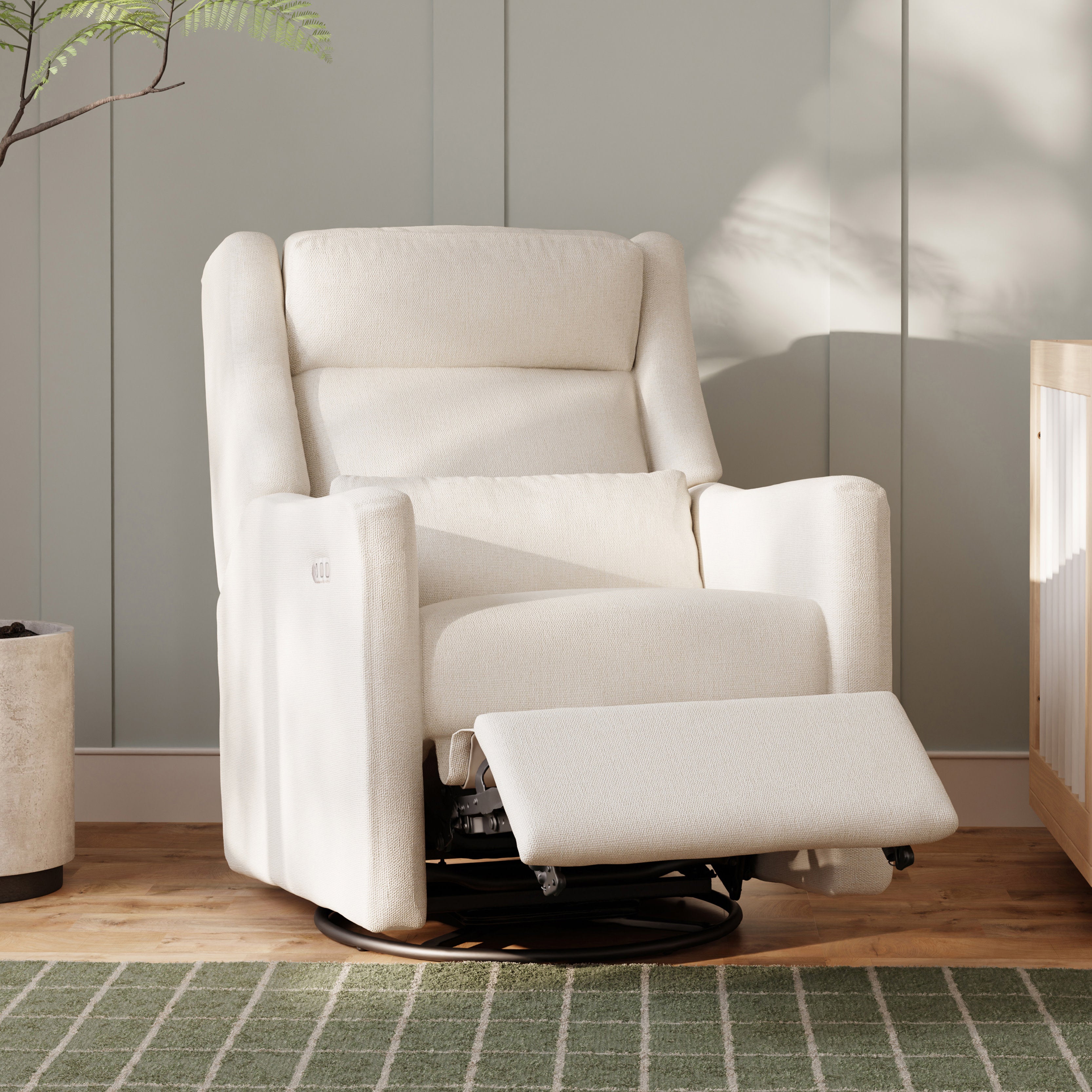Kiwi Plus Power Recliner Nursery Chair & Swivel Glider – Babyletto