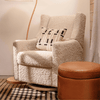 M11288ATLB,Babyletto,Kiwi Glider Recliner w/ Electronic Control and USB in Almond Teddy Loop w/ Light Wood Base