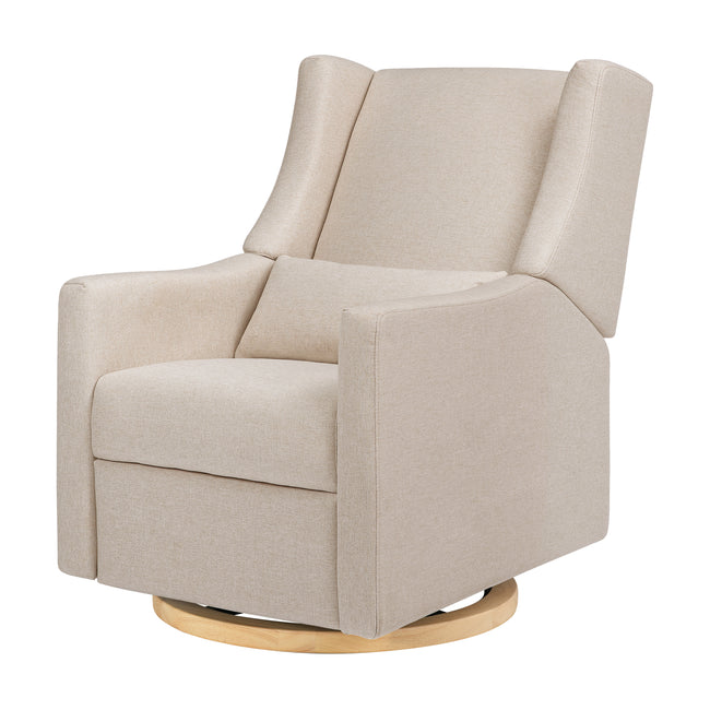 M11288PBEW,Babyletto,Kiwi Glider Recliner w/ Electronic Control and USB in Performance Beach Eco-Weave