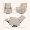M11288PBEW,Babyletto,Kiwi Glider Recliner w/ Electronic Control and USB in Performance Beach Eco-Weave