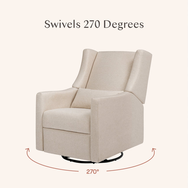M11288PBEW,Babyletto,Kiwi Glider Recliner w/ Electronic Control and USB in Performance Beach Eco-Weave