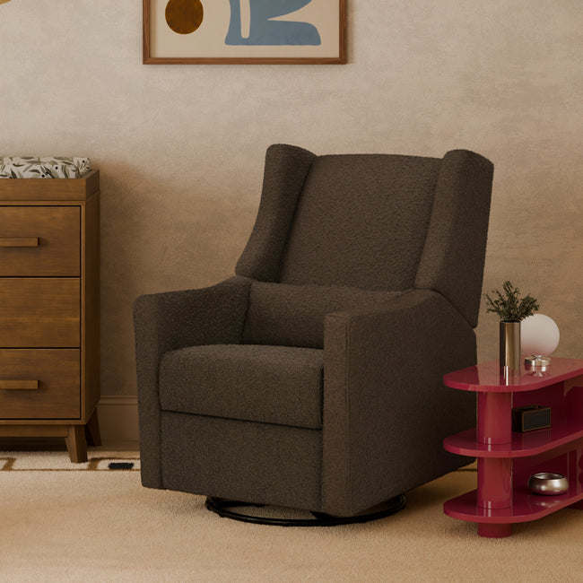 M11288PCB,Babyletto,Kiwi Glider Recliner w/ Electronic Control and USB in Performance Cocoa Boucle